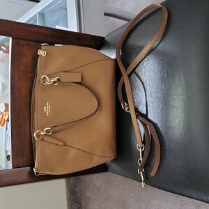 Coach purse with crossbody strap